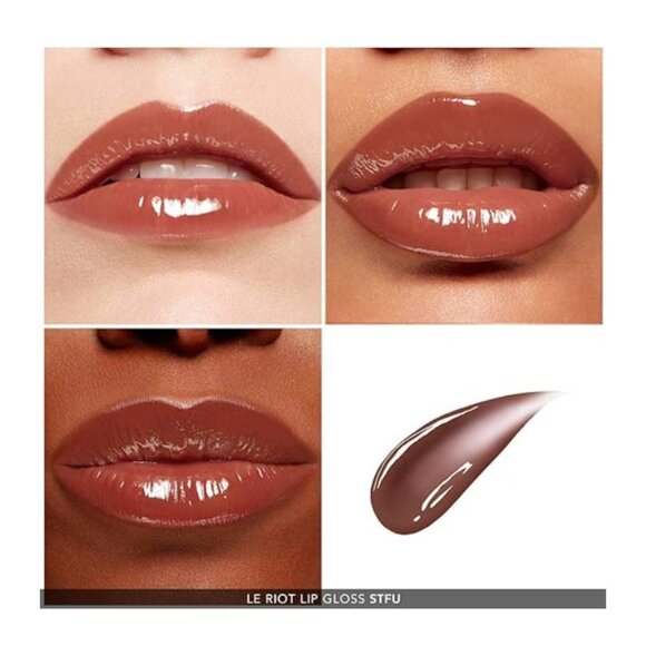 HAUS LABS by Lady Gaga LE RIOT LIP GLOSS Ultra‎ Shine Color STFU - MSRP $35 - Picture 2 of 7